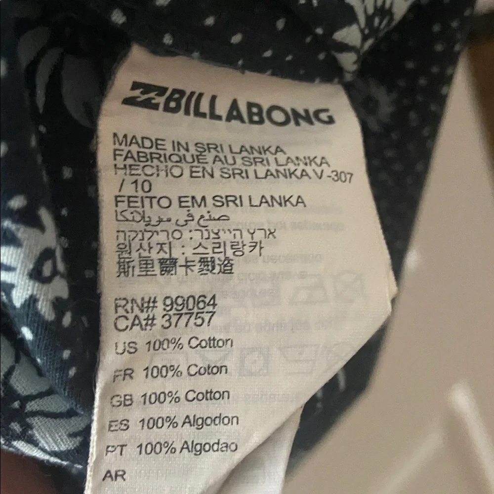 Billabong blue shirt